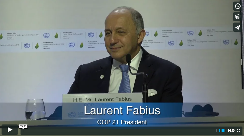 COP2117LaurentFabiusFourCategoriesatCOPQuestionTimeonVimeo