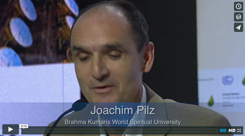 COP21JoachimPilzSpiritualConsciousnessRaisingforClimateChangeonVimeo
