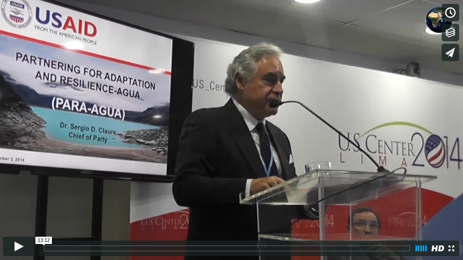 COP21-Dr. Sergio  D. Claure Image